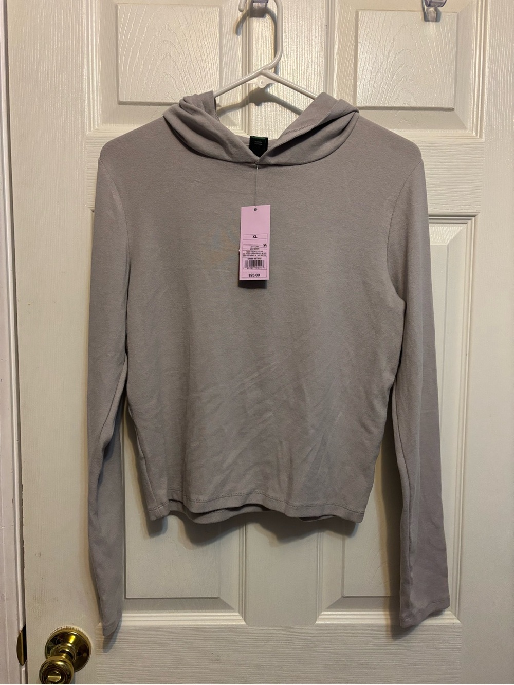 NEW Women's Long Sleeve Basic Hooded Top